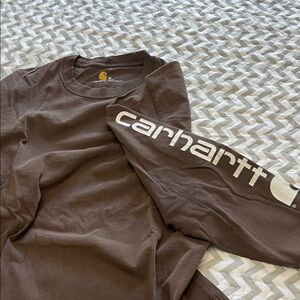 Carhartt Men's Long Sleeve Tee in Brown